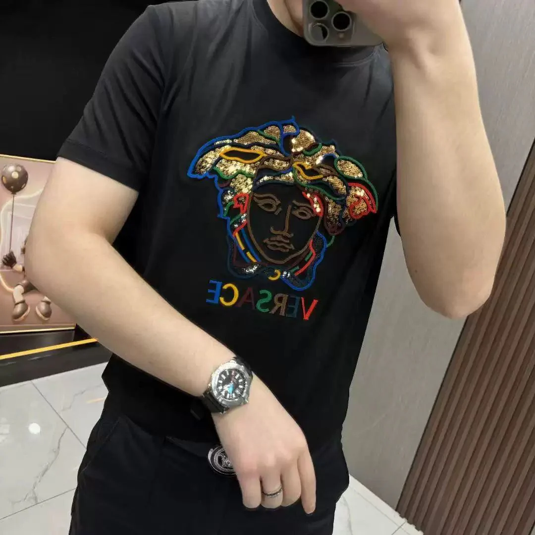 letter 2 color fashion t shirt 090201 letter 2 color fashion t shirt 090201