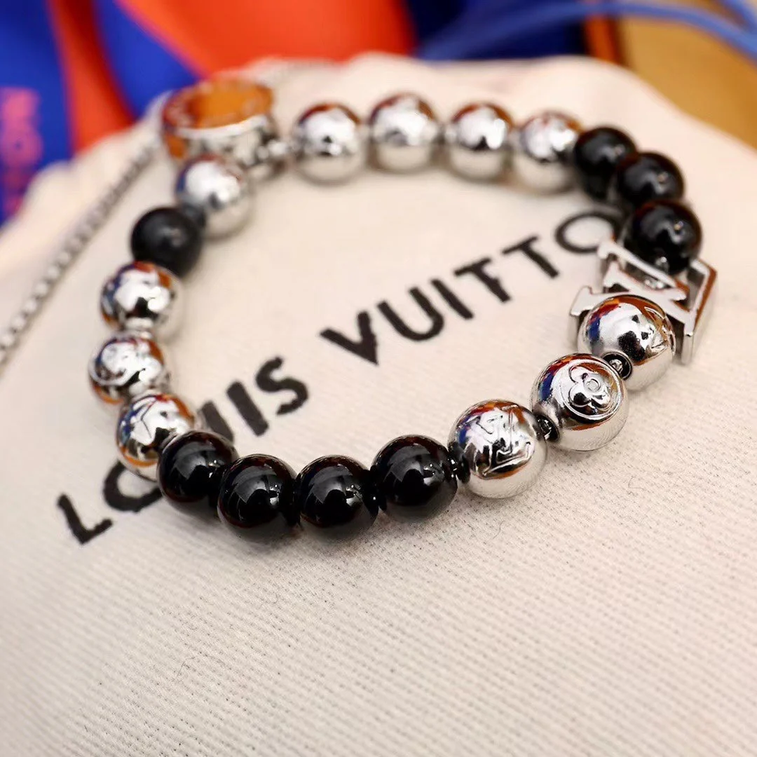 monogram adjustable bead bracelet monogram adjustable bead bracelet