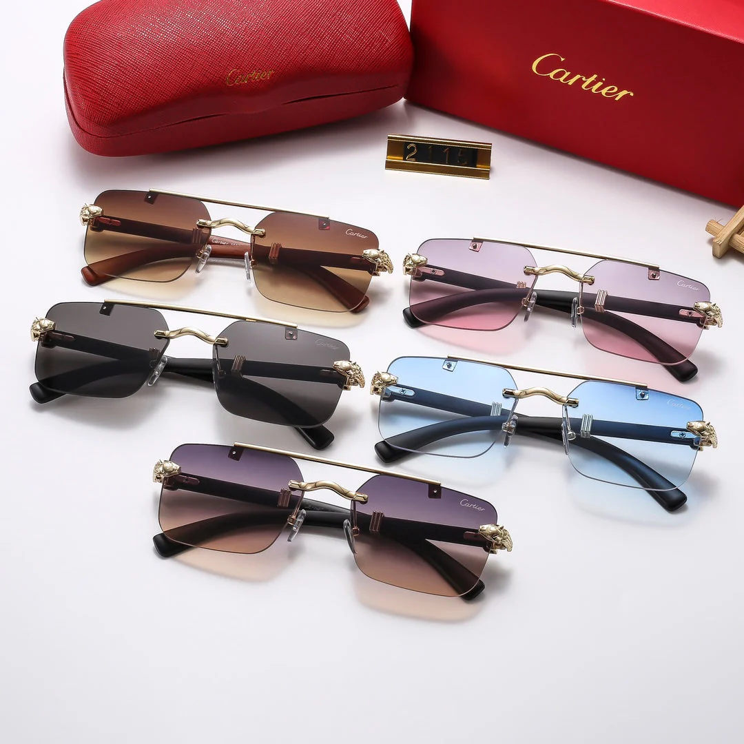frameless leopard sunglasses 2115 frameless leopard sunglasses 2115