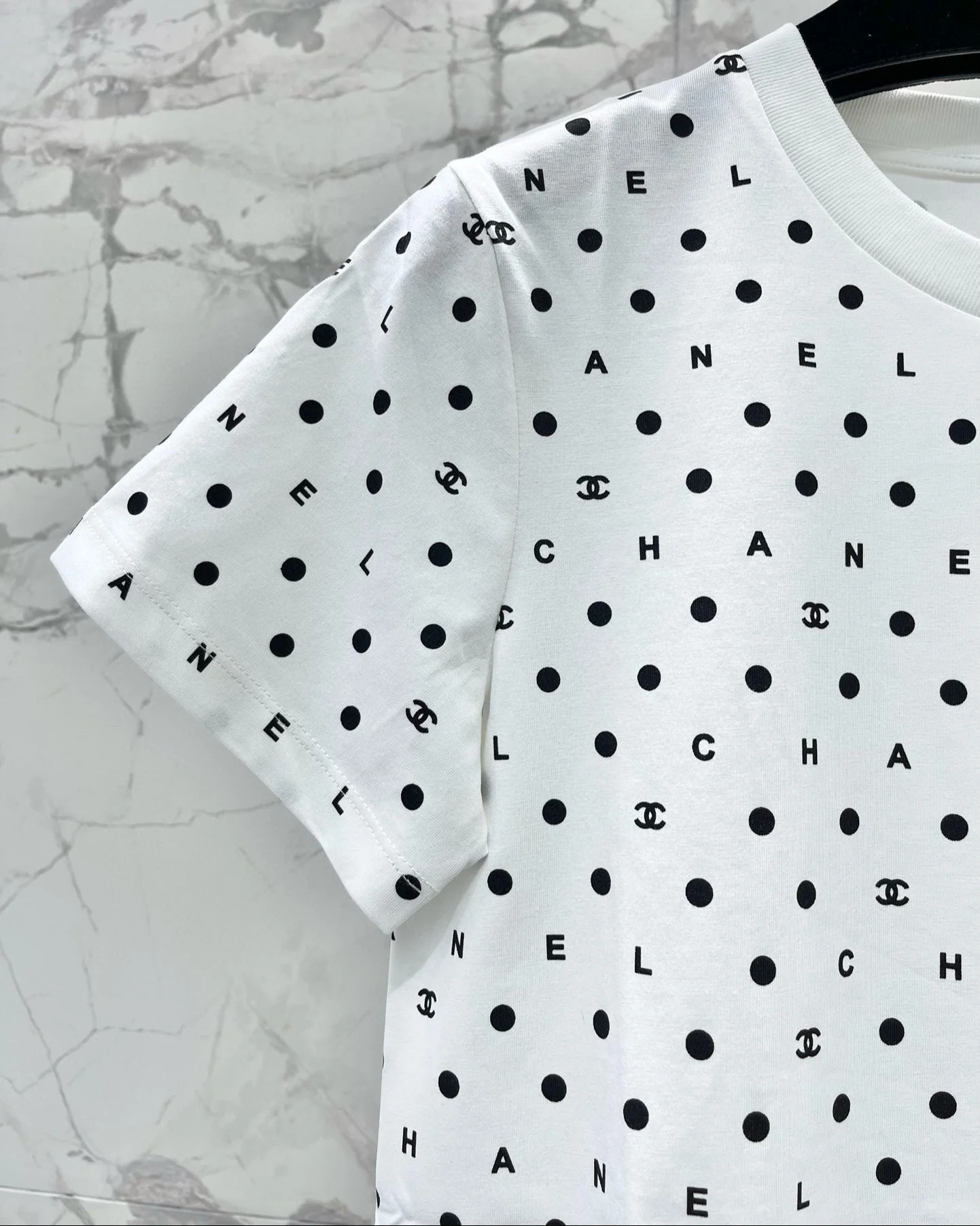 white polka dot sequined t shirt white polka dot sequined t shirt