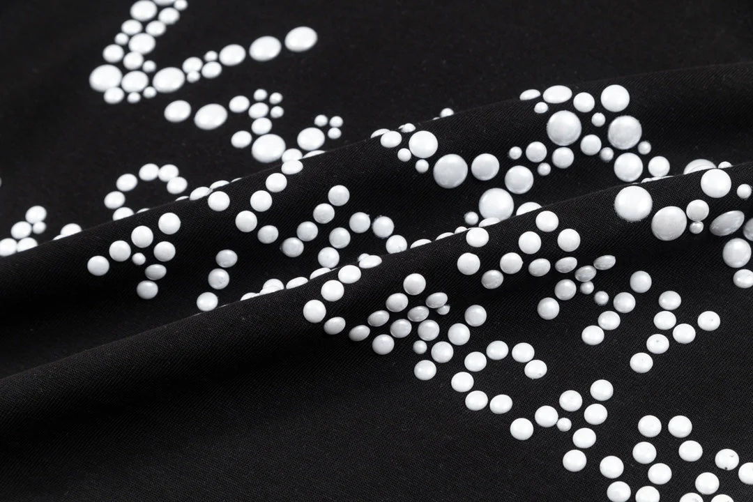 pearl embroidered cotton t shirt pearl embroidered cotton t shirt