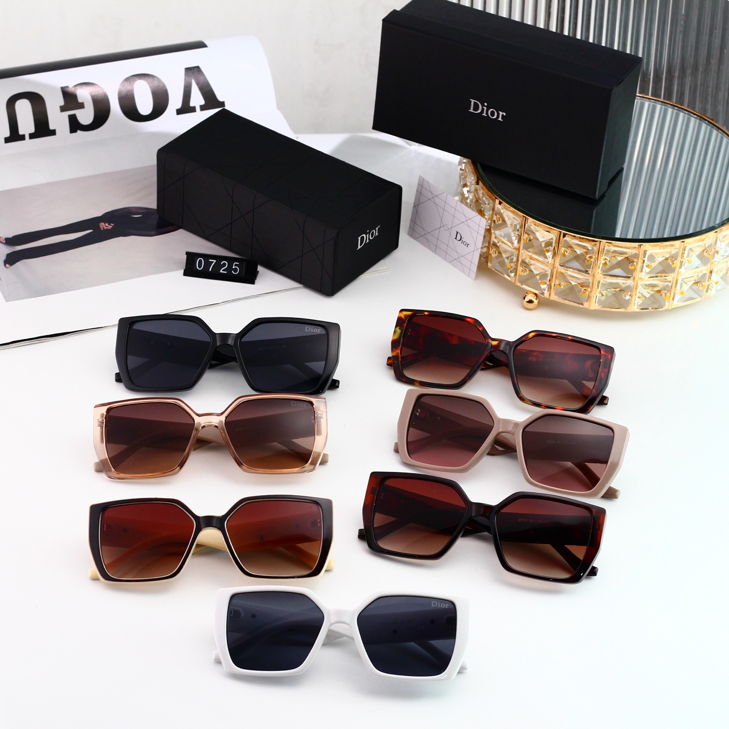 fashion hot 7 color sunglasses 0725 fashion hot 7 color sunglasses 0725
