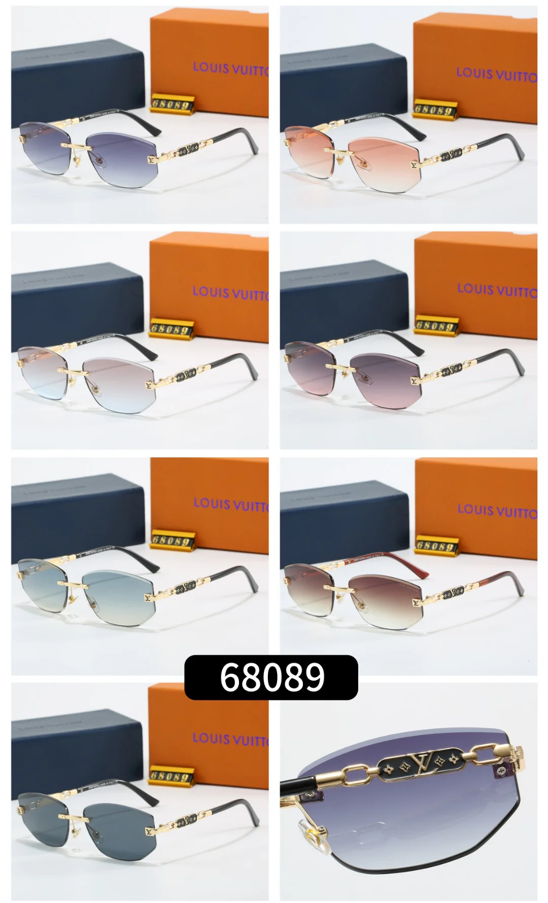 fashion hot 7 color sunglasses 68089 fashion hot 7 color sunglasses 68089
