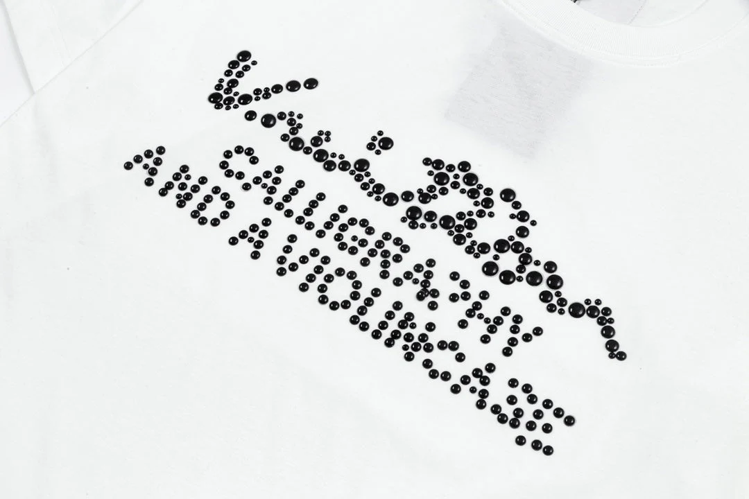 pearl embroidered cotton t shirt pearl embroidered cotton t shirt