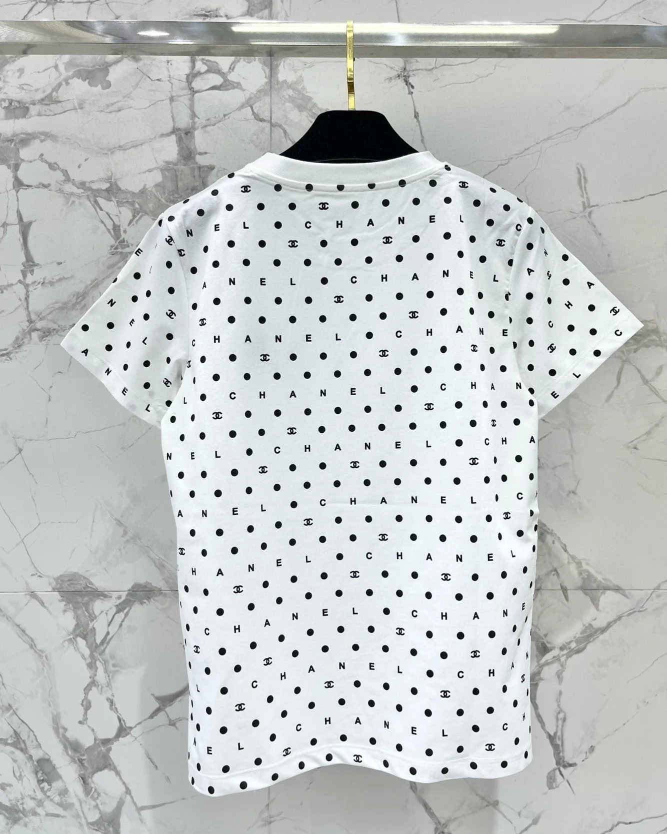 white polka dot sequined t shirt white polka dot sequined t shirt