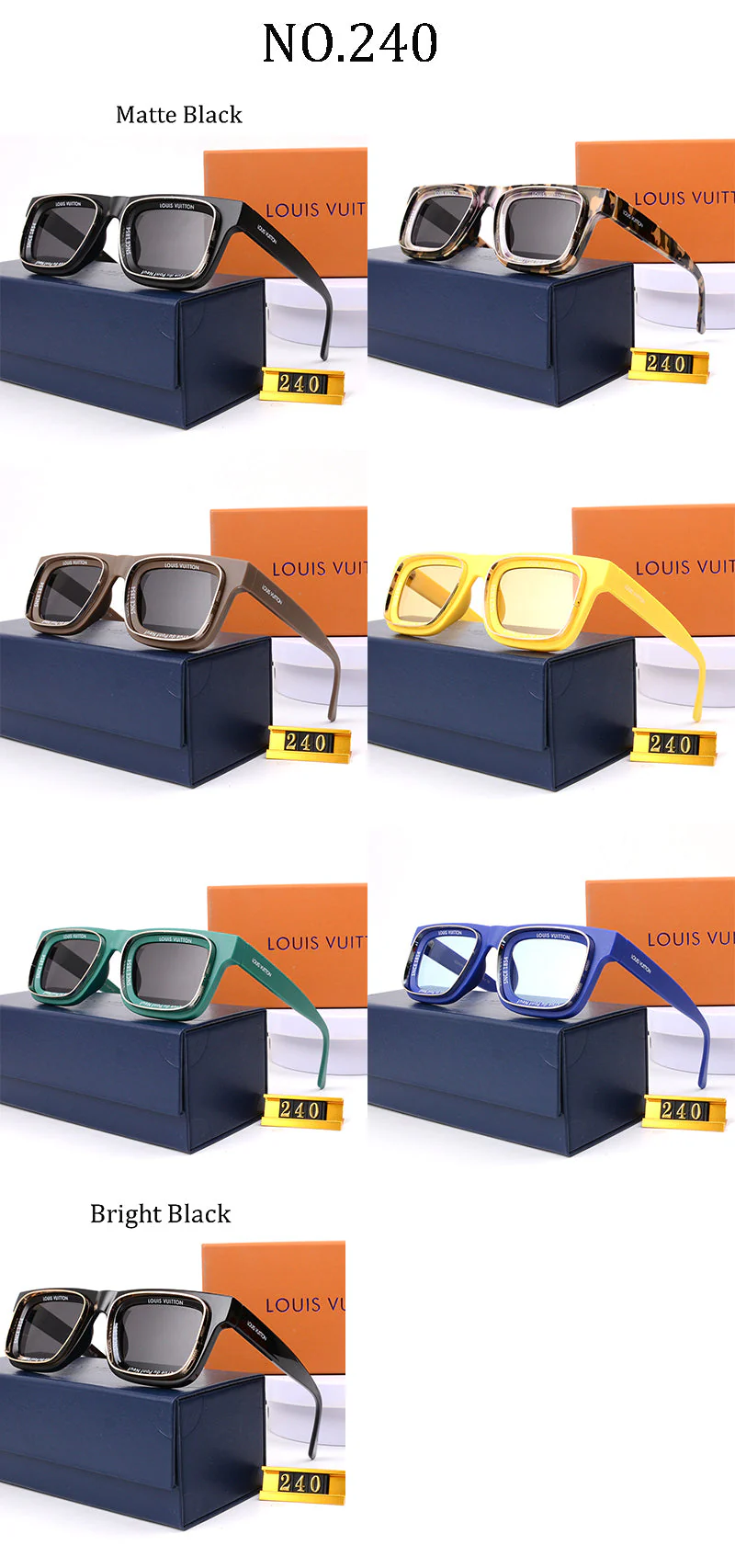 fashion hot 7 color sunglasses 240 fashion hot 7 color sunglasses 240