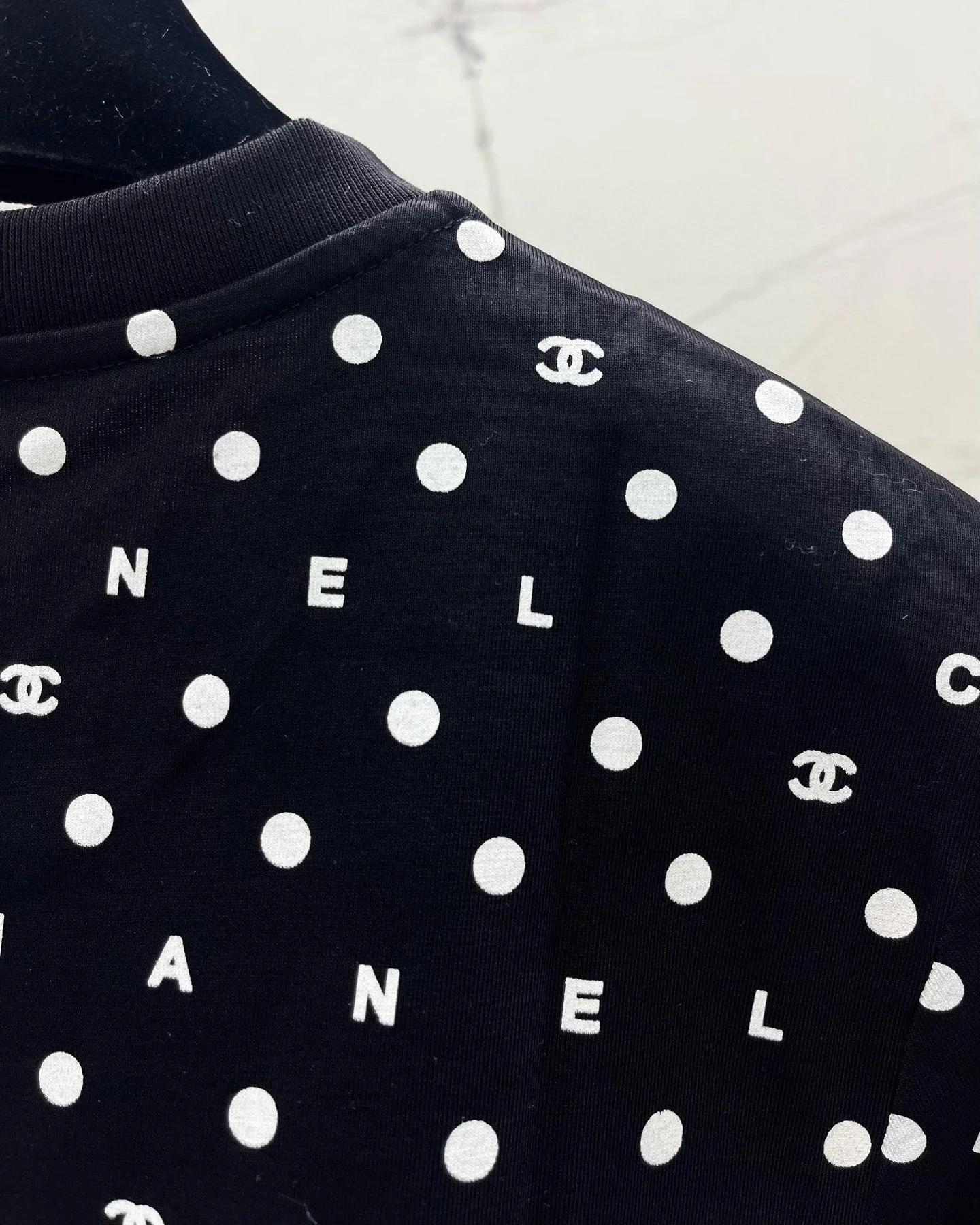 black polka dot sequined t shirt black polka dot sequined t shirt