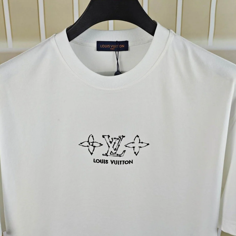 double sided embroidered cotton t shirt double sided embroidered cotton t shirt