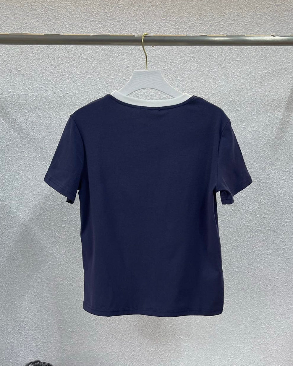 contrast color pure cotton t shirt contrast color pure cotton t shirt