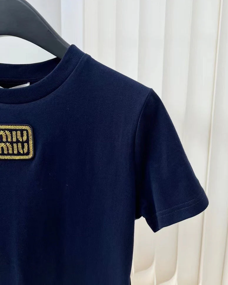 embroidered cotton t shirt embroidered cotton t shirt