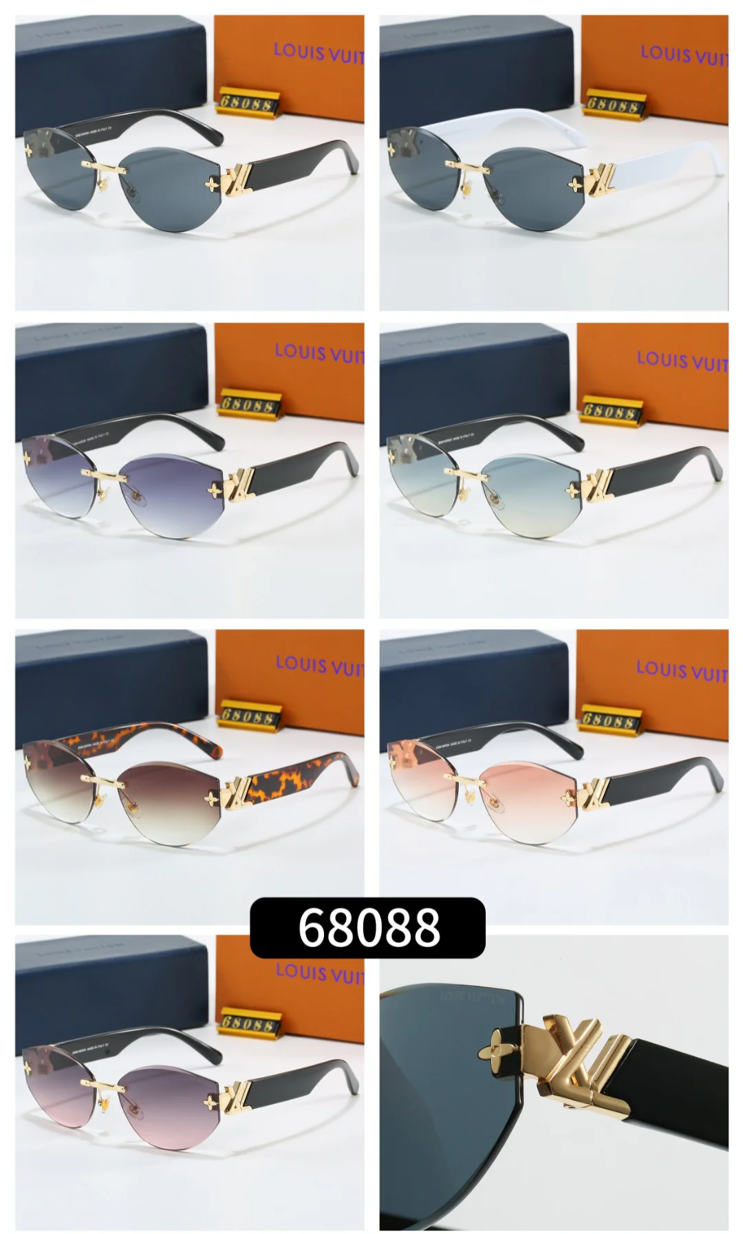 fashion hot 7 color sunglasses 68088 fashion hot 7 color sunglasses 68088