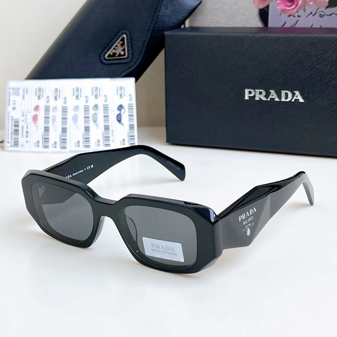 triangle logo rectangular cut anti glare sunglasses triangle logo rectangular cut anti glare sunglasses